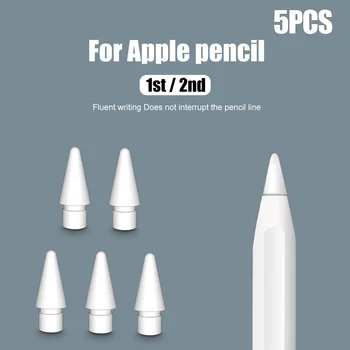 5DB Eredeti Apple Ceruza Tipp Csere Apple Ceruza 1. 2. Generációs Apple Ceruza 1 2 Tipp Nib Tartalék Cserélje ki