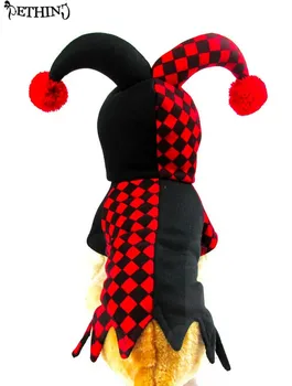 2015-ben új design hot eladó Halloween ünnepi kutya jelmez kisállat kutya jelmez bohóc stílusban XS-XL kabát