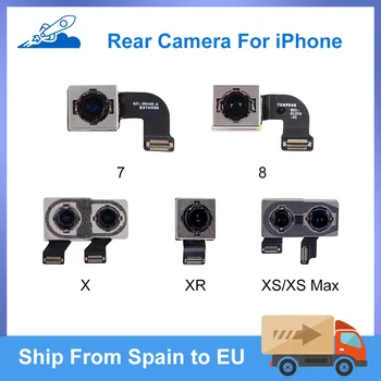 100% Ori Vissza Hátsó Kamera Flash Modul, Érzékelő Flex Kábel iPhone 7 8 X XR Hátsó Fő Kamera Lencse iPhone XS Max Tesztelt