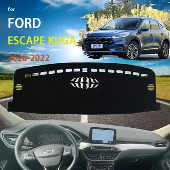 Anti-slip Autó Műszerfal Borító Szőnyeg Szőnyeg Ford Escape Kuga MK4 2020 2021 2022 Műszerfalon Fedél Védi Sunshield Tartozékok