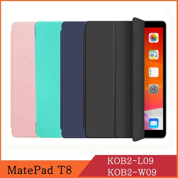 Érdekesség Huawei MatePad T8 8.0 2020 KOB2-L09 KOB2-W09 Mágneses Állvány Tablet Esetben Auto Wake/Sleep Bőr Flip Smart Cover