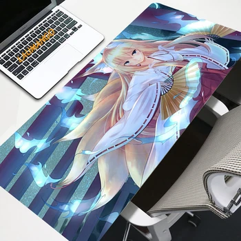 Róka Szellem Kerítő PC Gamer Kabinet a Laptop Asztal Pad Lány egérpad Nagy Játékosok Tartozékok Mausepad Varmilo Szőnyeg Egerek