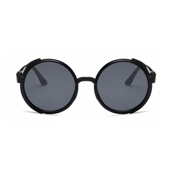 Kerek Retro Napszemüveg Nő Vintage Női Luxus Márka Szemüveg Nő/Férfi Tervező Oculos De Sol Feminino