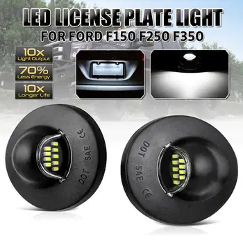 2db LED Rendszámtábla Lámpa Lámpa Szerelvény Csere Ford F150 F250 F350-es Kocsi Rendszám Világítás Tail-lámpa Új