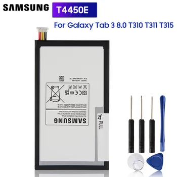 Samsung Eredeti Csere Akkumulátor T4450E A Samsung GALAXY Tab 3 8.0 T315 T310 T311 T4450C Hiteles Tabletta Akkumulátor 4450mAh