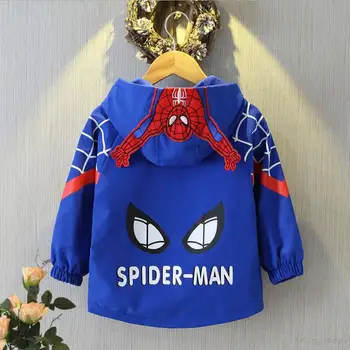 Disney Fiúk Kabát Tavaszi, Őszi 2021 Kisgyermek Spider-Man Kabát Baba Pókember Kabát