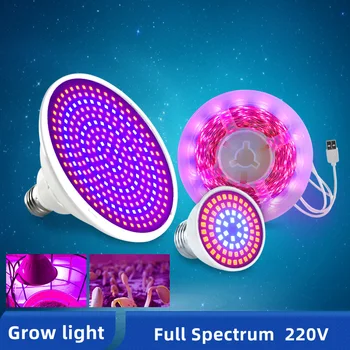 OK-B Nő LED Lámpa E27 Lampada Teljes Spektrumú Nő LED Lámpa Növekedés 4W 30W Beltéri Növény Lámpa IR, UV-Virágzás Hidrokultúrás