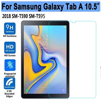 9H Edzett Üveg Samsung Galaxy Tab Egy 10.5 2018 Hüvelyk SM-T590 SM-T595 SM-T597 Tablet, a Képernyő Védő fóliát Üveg