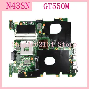 N43SN alaplap GT550M/1G DDR3 alaplap Az ASUS N43S N43SM N43SN N43SL laptop alaplap alaplap 100% - ban Tesztelt OK