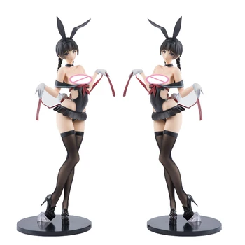 Japán Anime Bunnyt Lány Ábra 1/4 Skála Natív Kötelező PVC akciófigura Játék Játék Szobor Felnőtt Gyűjthető Modell Baba Ajándék