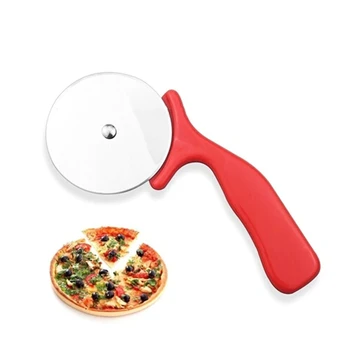 3Colors Rozsdamentes Acél Pizza Vágó Ötlet Háztartási Pizza Kés Torta Szerszámok Kerék Használja a Gofri Cookie-k Egyetlen Kerék Vágott Eszközök